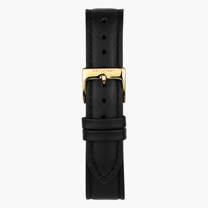 Cuir Noir - Or - 40mm/42mm