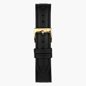 Cuir Noir - Or - 28mm