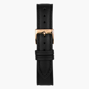 Cuir Noir - Or Rose - 32mm