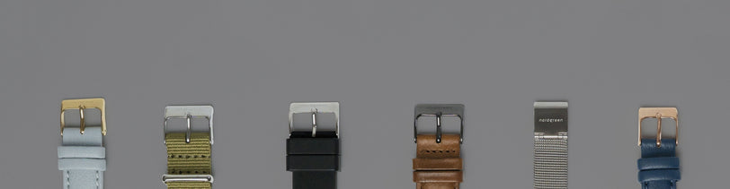 Blue Leather Watch Straps