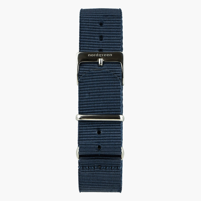 Bracelet de Montre Nato Bleu Marine - Bronze - 36mm
